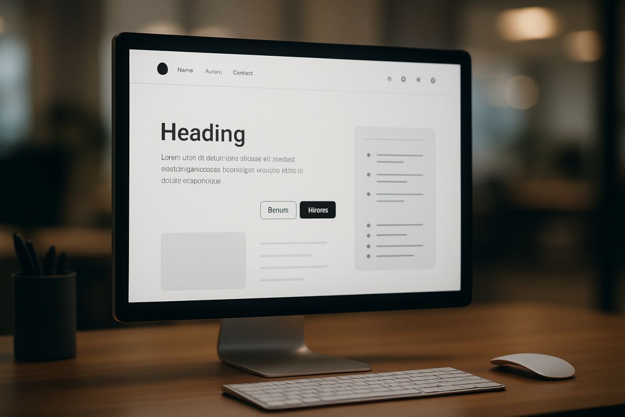 Créer une interface web fluide et statique