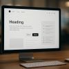 Créer une interface web fluide et statique