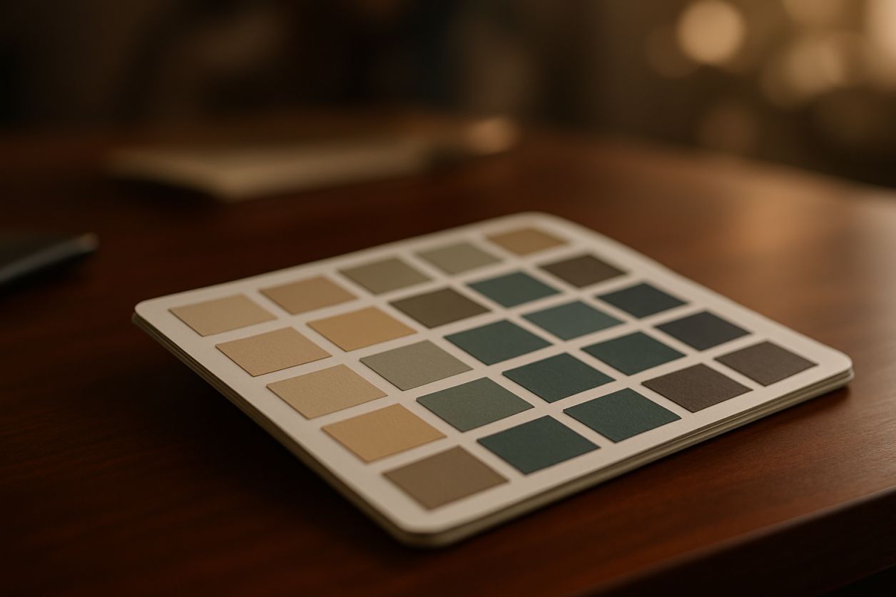 Palette de couleurs branding unique